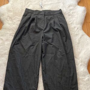 Garage pleated wide leg pant